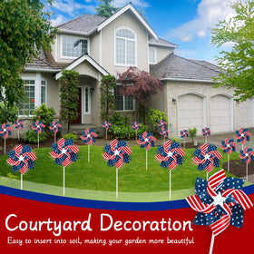 Gushu red white blue accents create a festive atmosphere for celebrations