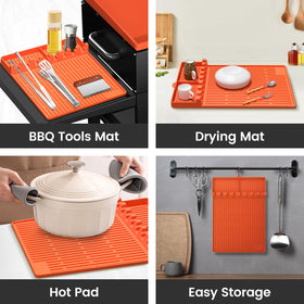 GUSOYO weatherproof design supports all-season outdoor grilling.