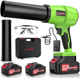 GustoneMas brushless cordless leaf blower for fast patio cleanup.