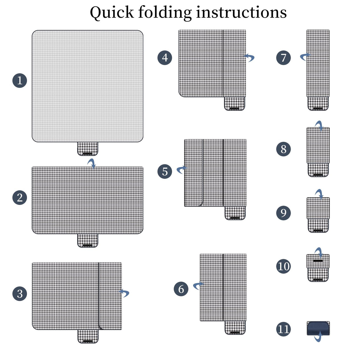 GUSUWU easy-clean backing makes wiping dirt quick