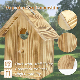 Gute bluebird chickadee habitat encourages family bird-watching from your window.