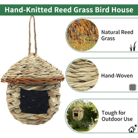Gute Hummingbird House hole-1-6-by-1-8-inch provides entry for small species