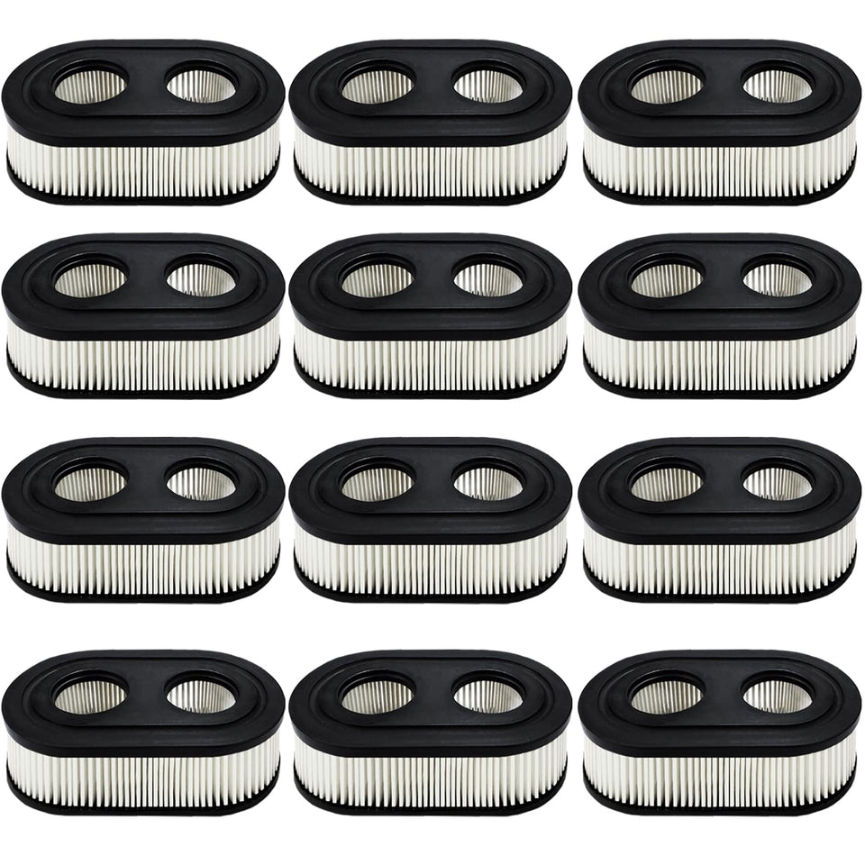 Guuozzli 12-pack air filter closeup highlighting pleated filtration.