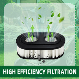 Guuozzli air filter in engine bay for 500 series engines.