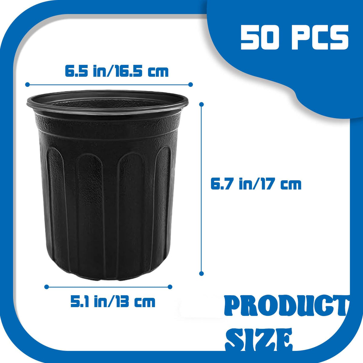 Guuozzli plant pot with drainage holes promotes drainage and airflow.
