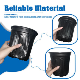 Guuozzli stackable 1-gallon pot saves space when stored.