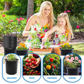 Guuozzli ideal for succulents and cuttings in roomy 1 gallon.