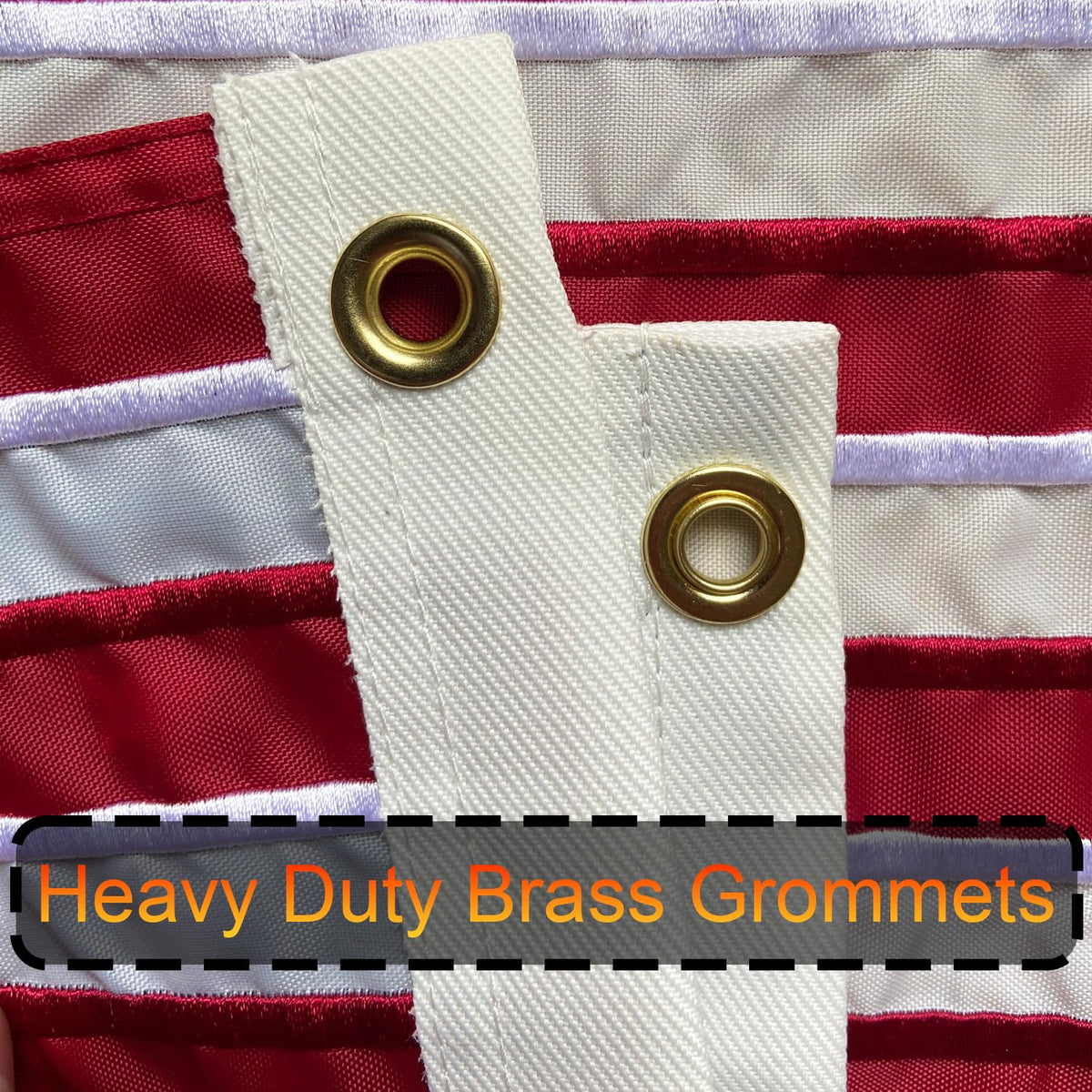 GUYSHEER 12x18 flag easy install with two grommets for quick setup