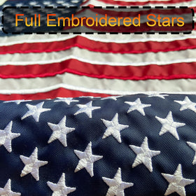 GUYSHEER 12x18 flag made of heavy-duty nylon designed for harsh weather