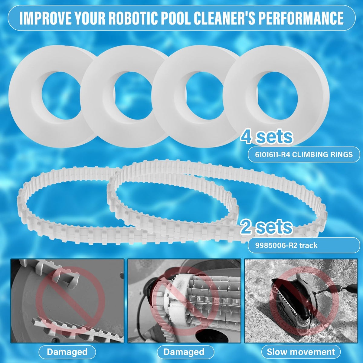 GVCVHVCV timing-track kit restores cleaner speed and traction.