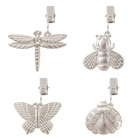 GWHOLE butterfly tablecloth weight clip keeps outdoor cloth secure in windy conditions