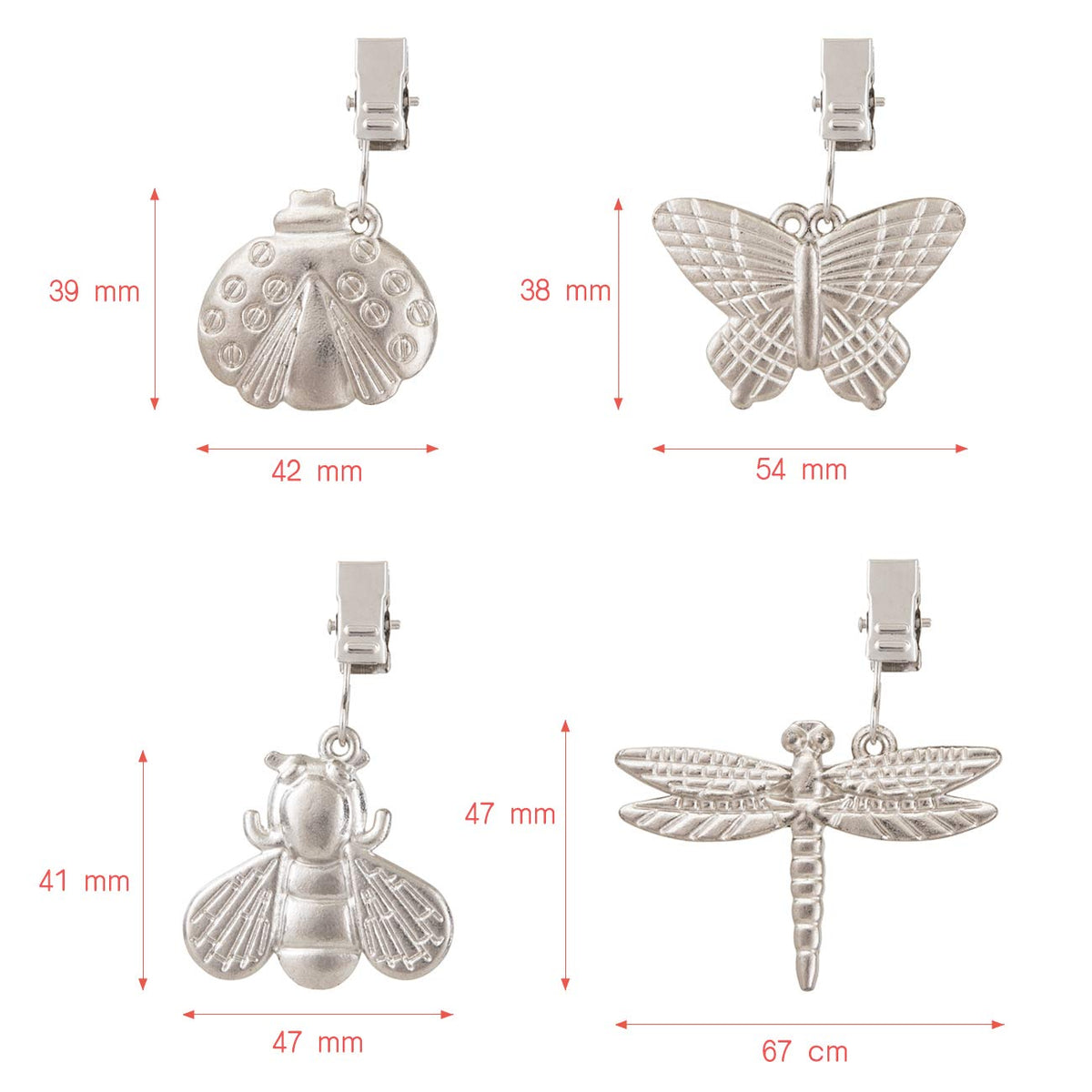 GWHOLE dragonfly tablecloth weight clip provides reliable wind resistance for gatherings