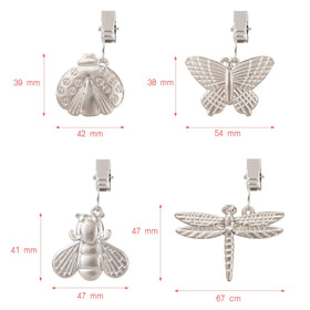GWHOLE dragonfly tablecloth weight clip provides reliable wind resistance for gatherings
