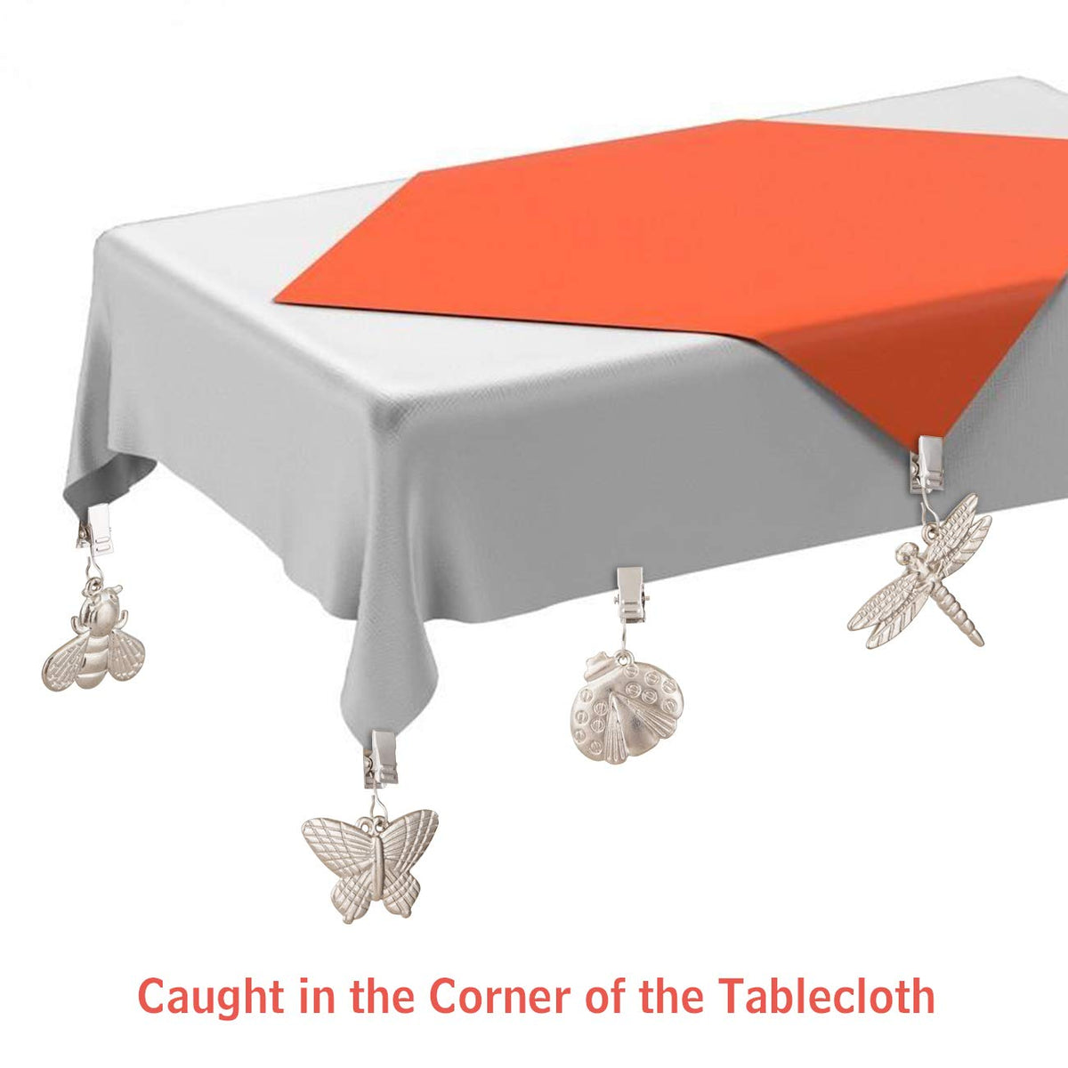 GWHOLE ladybird tablecloth weight clip enhances decor and reduces wrinkles