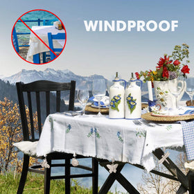 GWHOLE tablecloth weights for indoor and outdoor use maintain cloth position