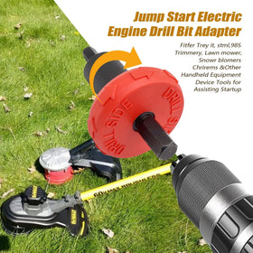GXARTS drill-bit attachment allows easy start using a power drill.