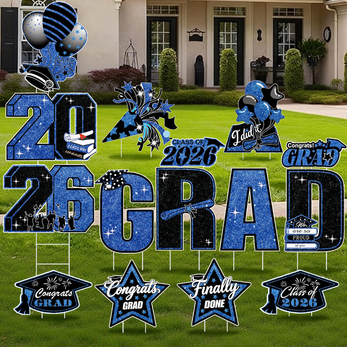 GXGGUS Class of 2026 graduation cap sign highlights milestone with style