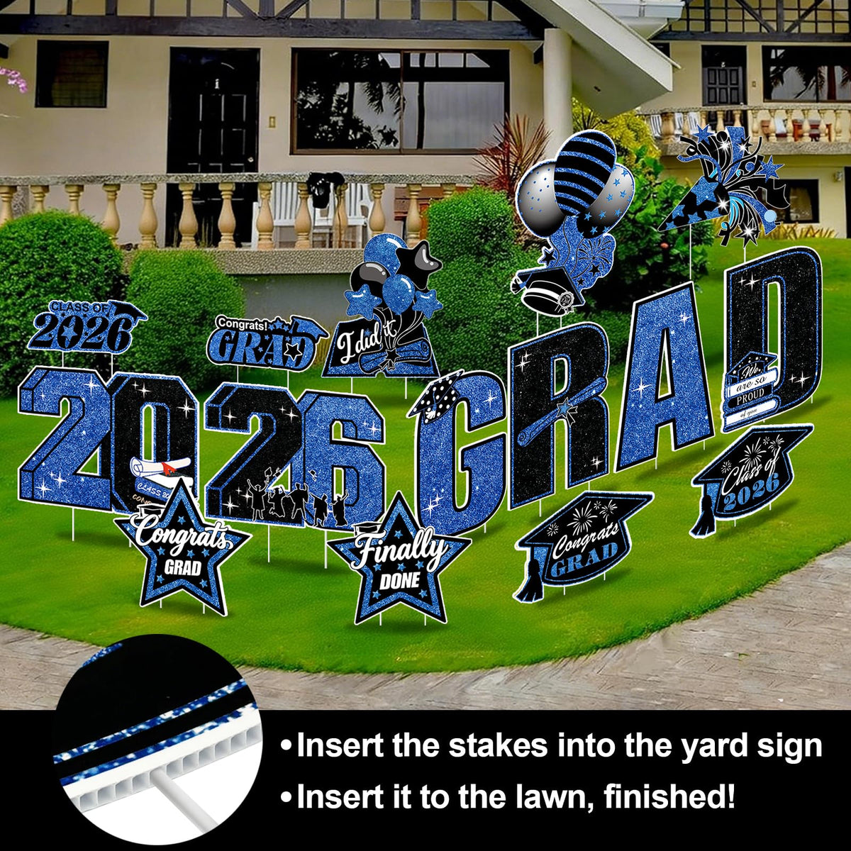 GXGGUS fiberglass rods ensure easy setup and durable standing for all signs