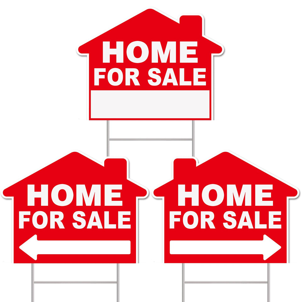 GXGGUS home-for-sale sign front view with high visibility.