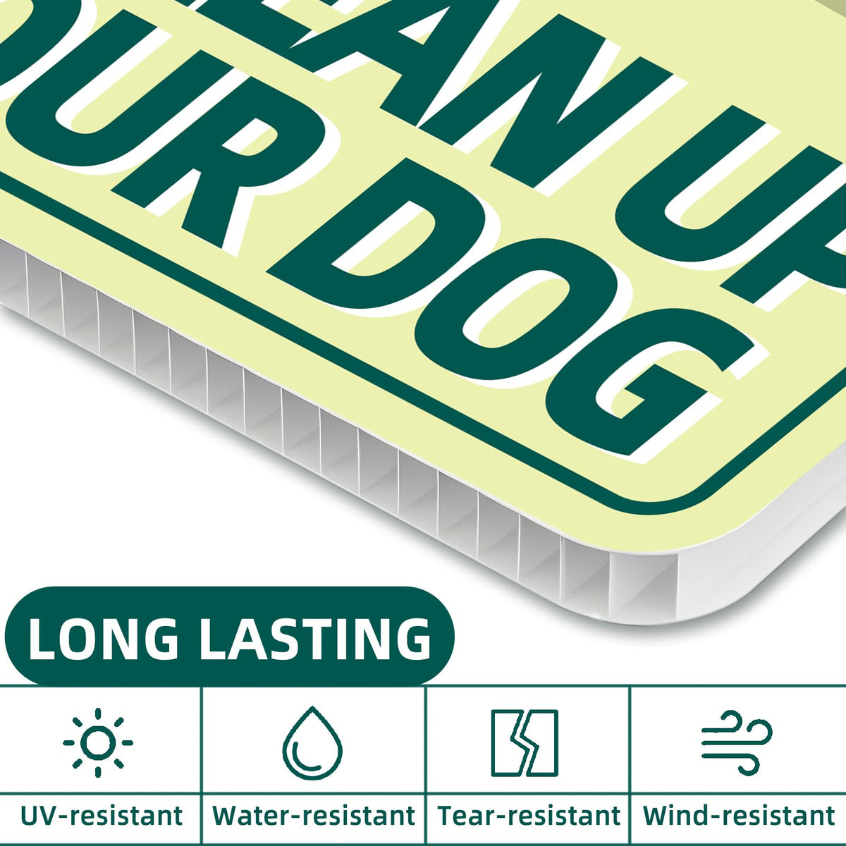 GXGGUS outdoor UV-resistant sign withstands weather.