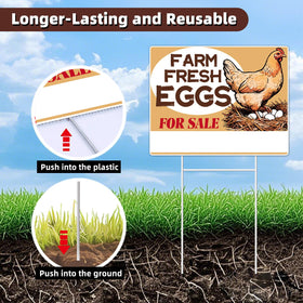 GXGGUS sign with directional arrows guides customers to your stand