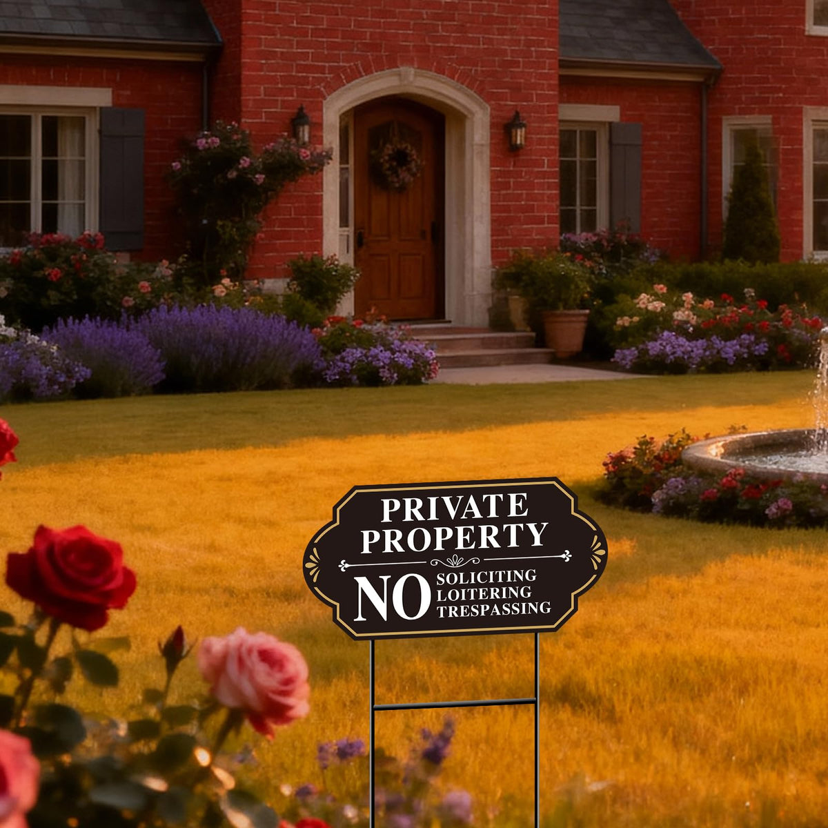 GXGGUS Versatile sign suitable for homes, driveways, and gardens.