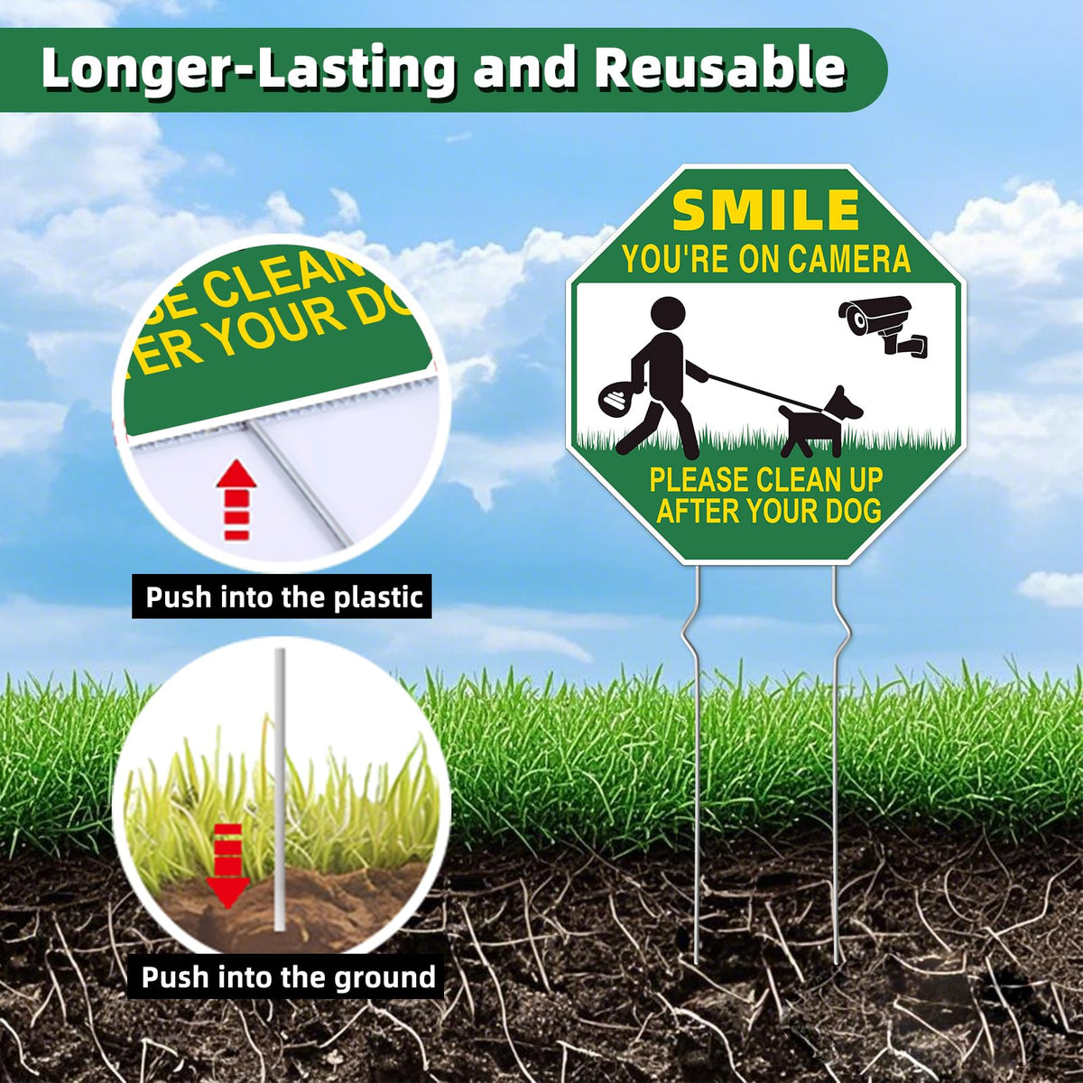 GXGGUS weather-tested outdoor signage; stands up to heat, wind, and rain