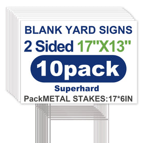 GXGGUS yard sign board 17x13 inches for versatile outdoor display.