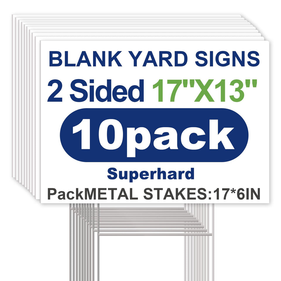 GXGGUS yard sign board 17x13 inches for versatile outdoor display.