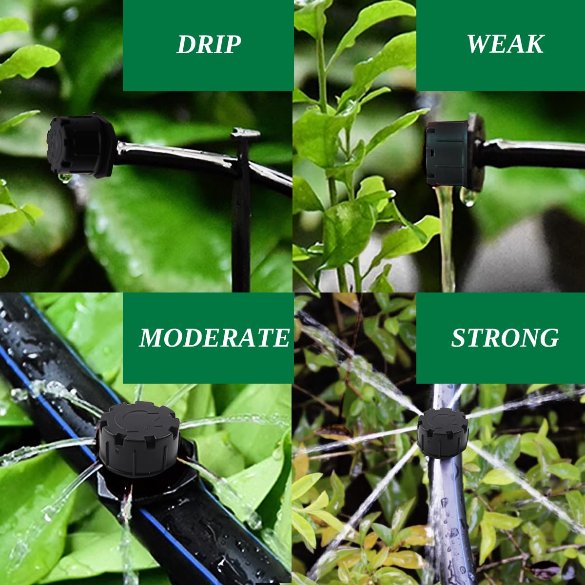 GXXMEI 200pcs package provides easy replacements for ongoing irrigation.