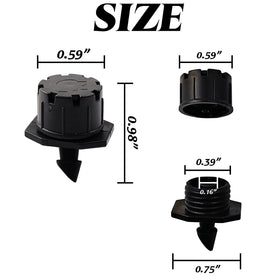 GXXMEI 360-degree spray dripper for uniform coverage in gardens.