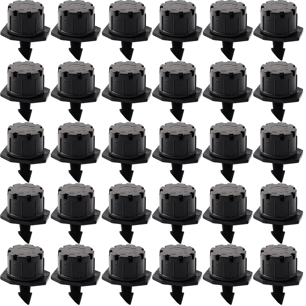 GXXMEI drip emitter assembly for precise, adjustable watering in gardens.