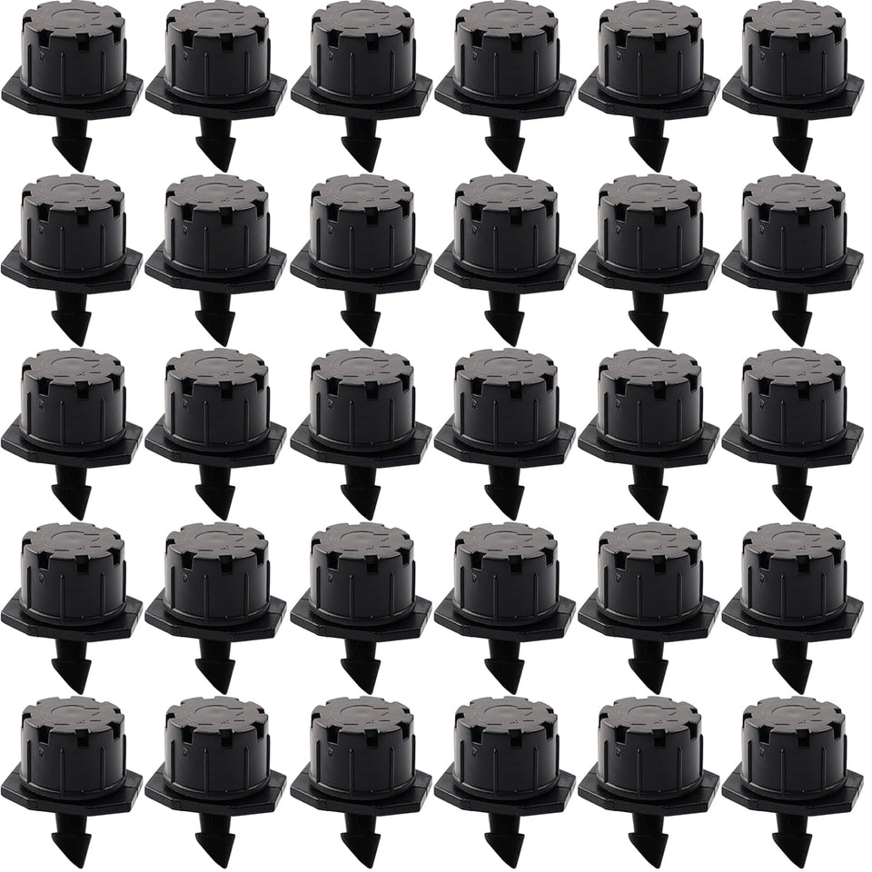 GXXMEI drip emitter assembly for precise, adjustable watering in gardens.