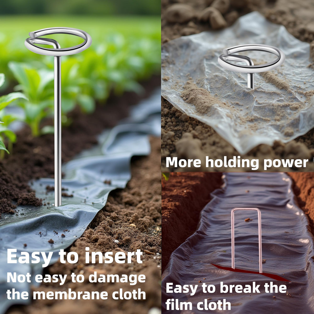 GXZKLMMY anti-rust galvanized pins resist corrosion for long-lasting use.