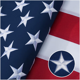 GYaozii American flag 4x6ft embroidered stars for vibrant outdoor display