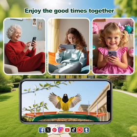 Gyozol Bird Feeder Camera app notifications for activity