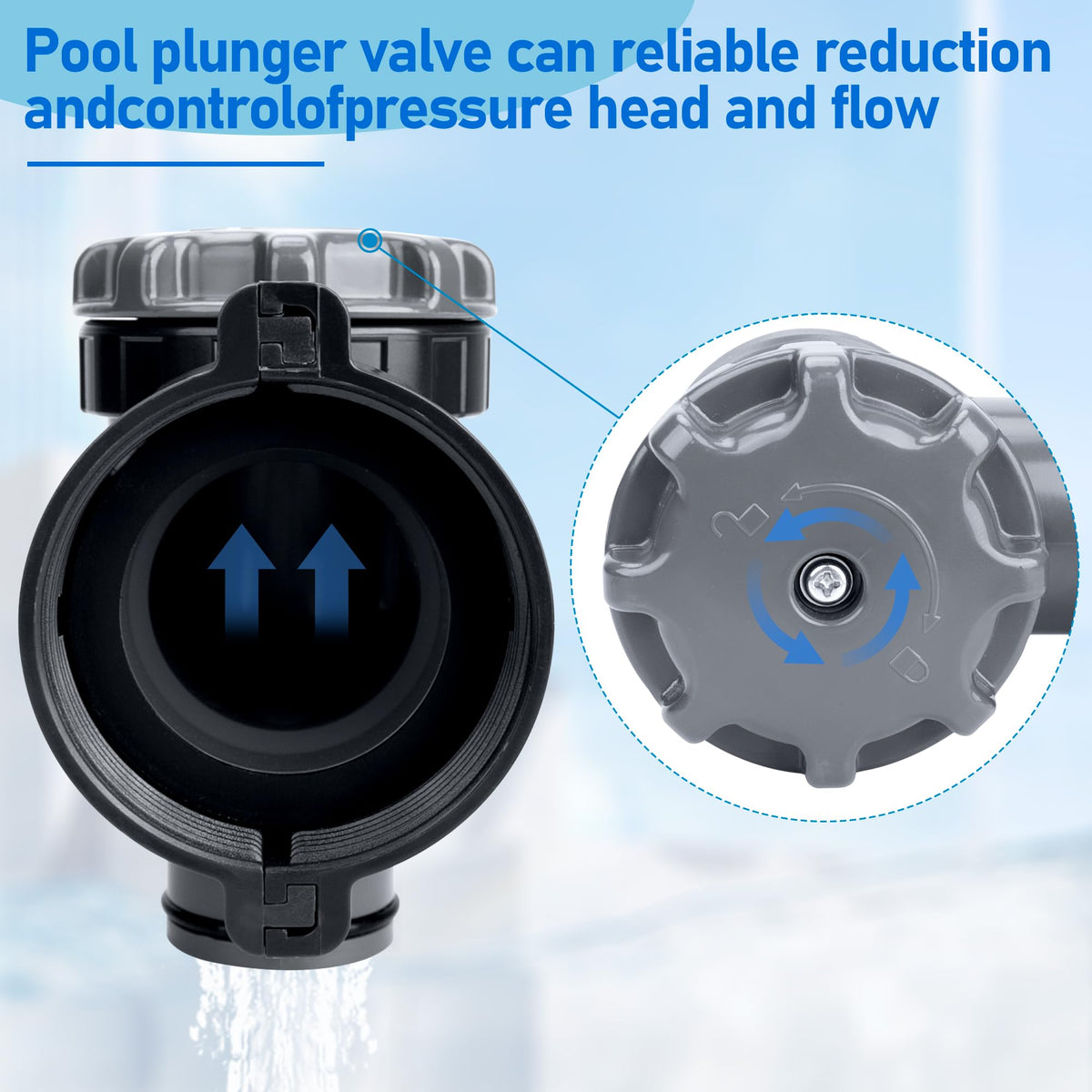 Durable plastic construction from GYPNS withstands sun and pool conditions