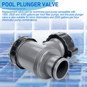 Pool pump hose connector by GYPNS supports 1.5-inch hoses for flexible setup