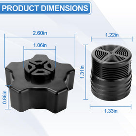 GYPNS SX180LA drain-cap-screen image highlighting debris shield for filter protection.
