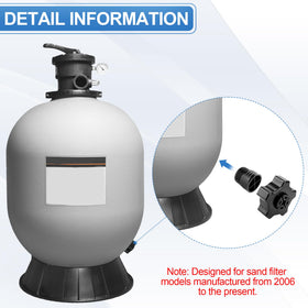 GYPNS SX180LA durable drain cap using quality materials to resist cracks during outdoor use.