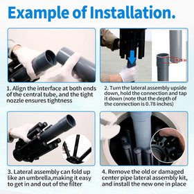 GYPNS SX244DA easy-installation supports quick pool maintenance