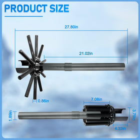 GYPNS SX244DA threaded lateral close-up shows durable filtration