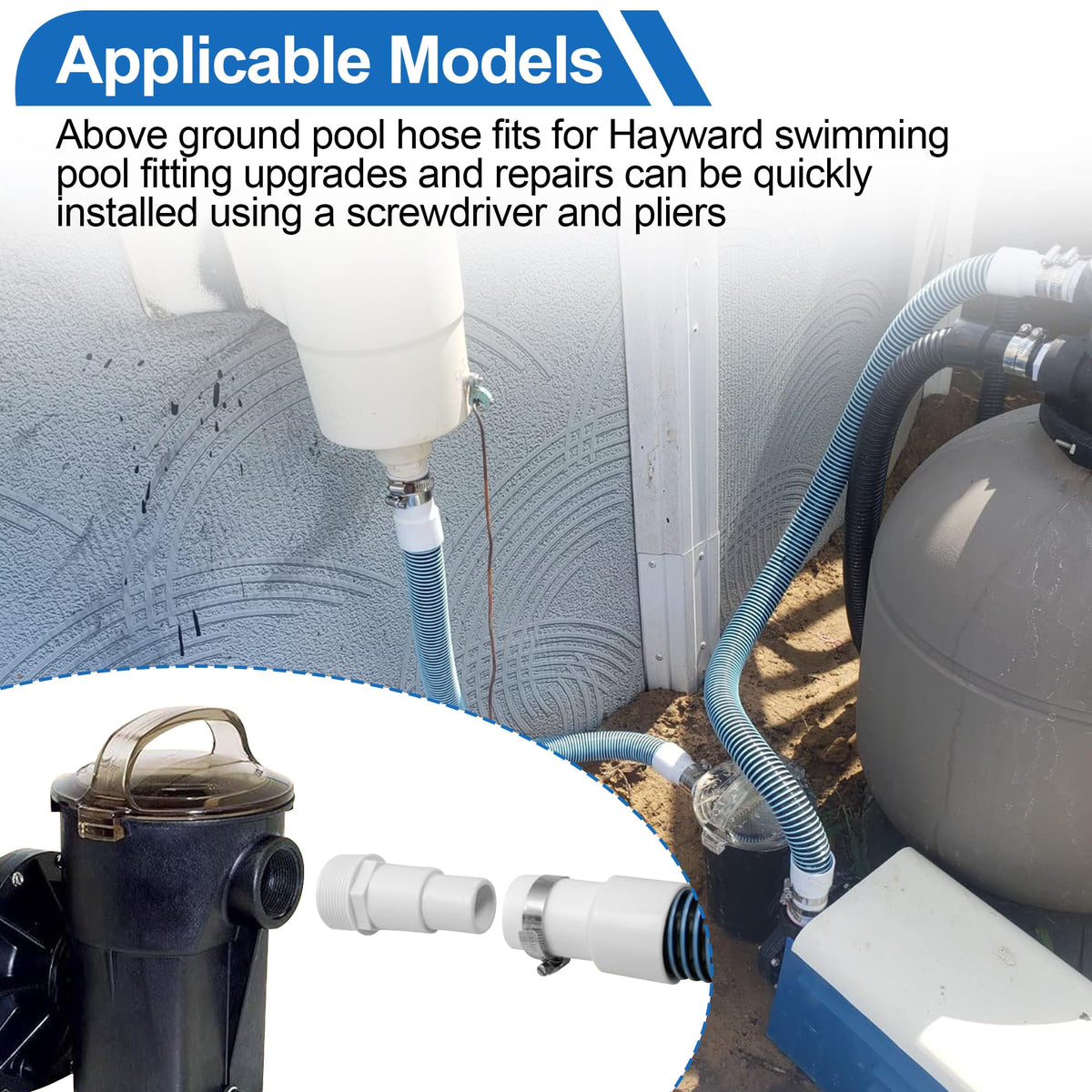 GYPNS heavy-duty ABS cuffs reinforce hose ends for lasting performance