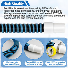 GYPNS hose clamps provide leak-free seals during circulation