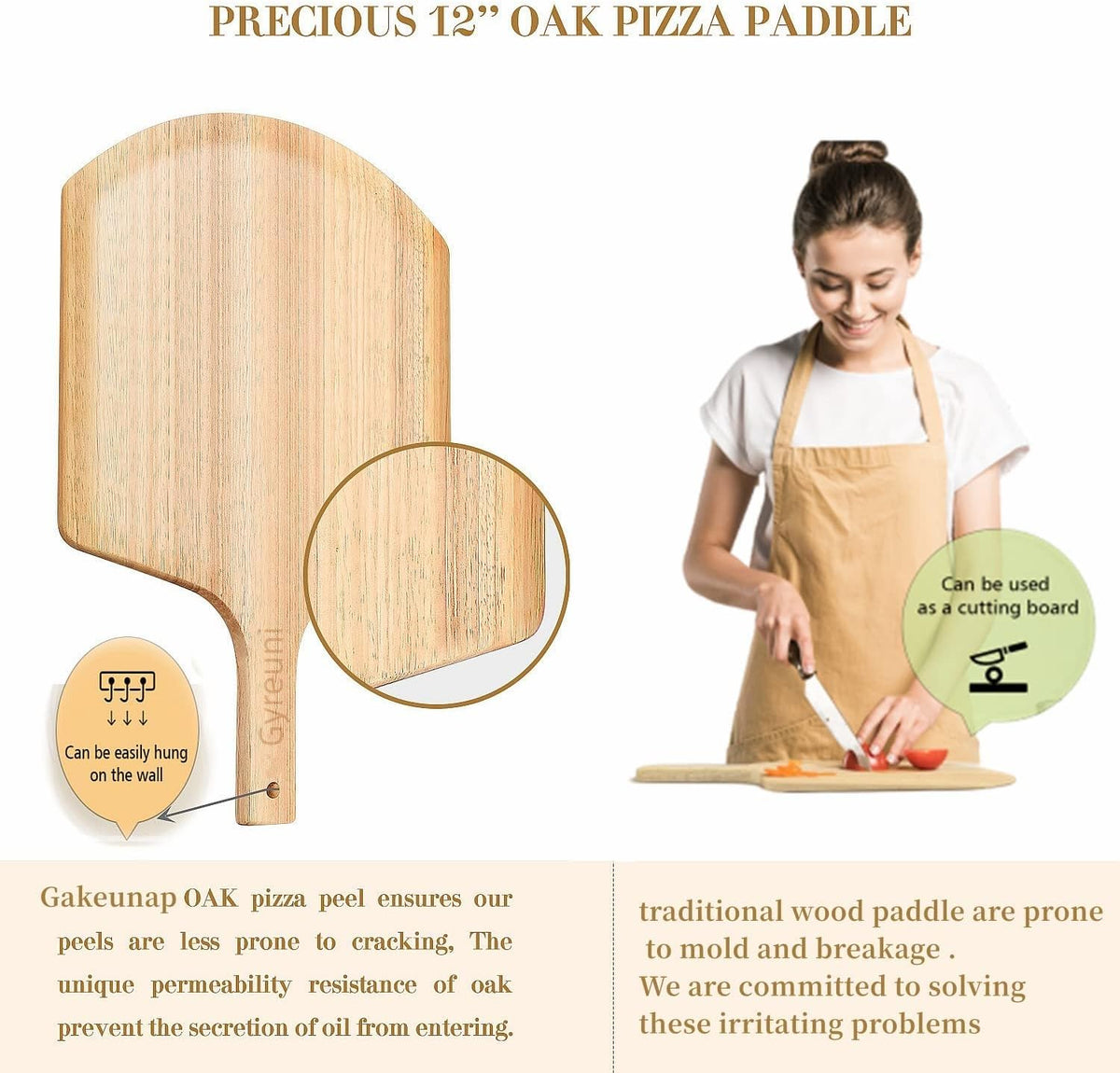 Gyreuni parchment paper pack keeps baking mess-free and easy cleanup.