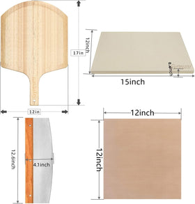 Gyreuni oak pizza peel demonstrates durability for safe pizza transfer.