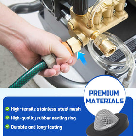 GYUTONG 3/4 in garden hose connector filter — supports reliable connections.