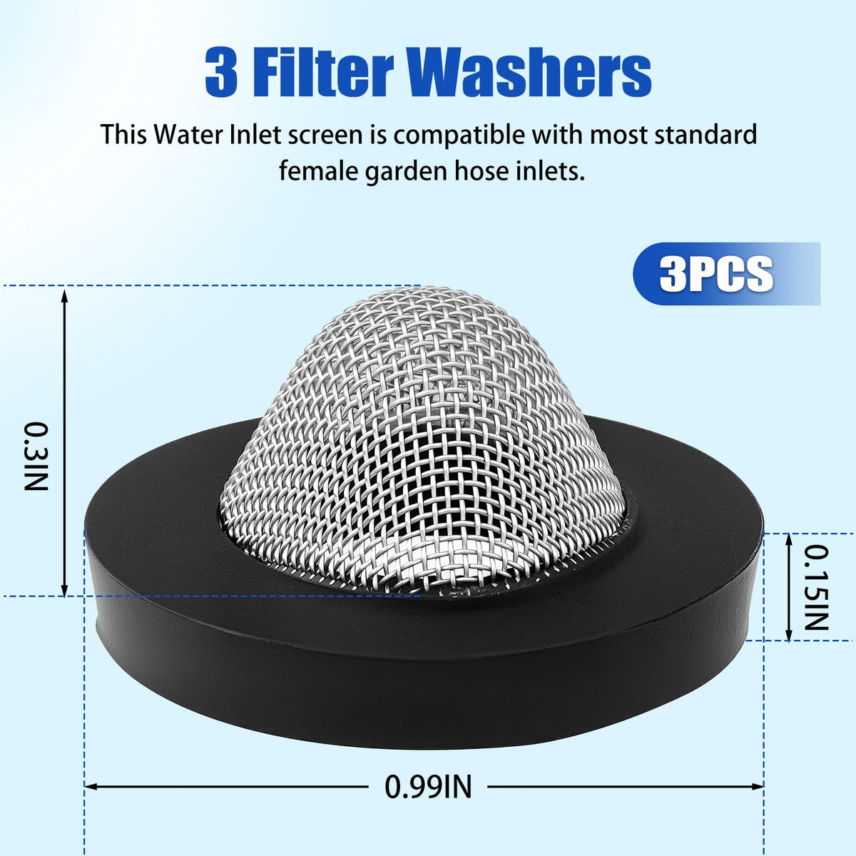 GYUTONG inlet filter compatible with Simpson, FNA, Delco pumps for versatile cleaning tasks.