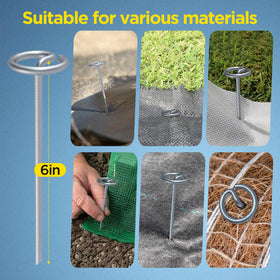 GZBEVITAR easy-to-use landscape pins reduce fabric movement during installation.