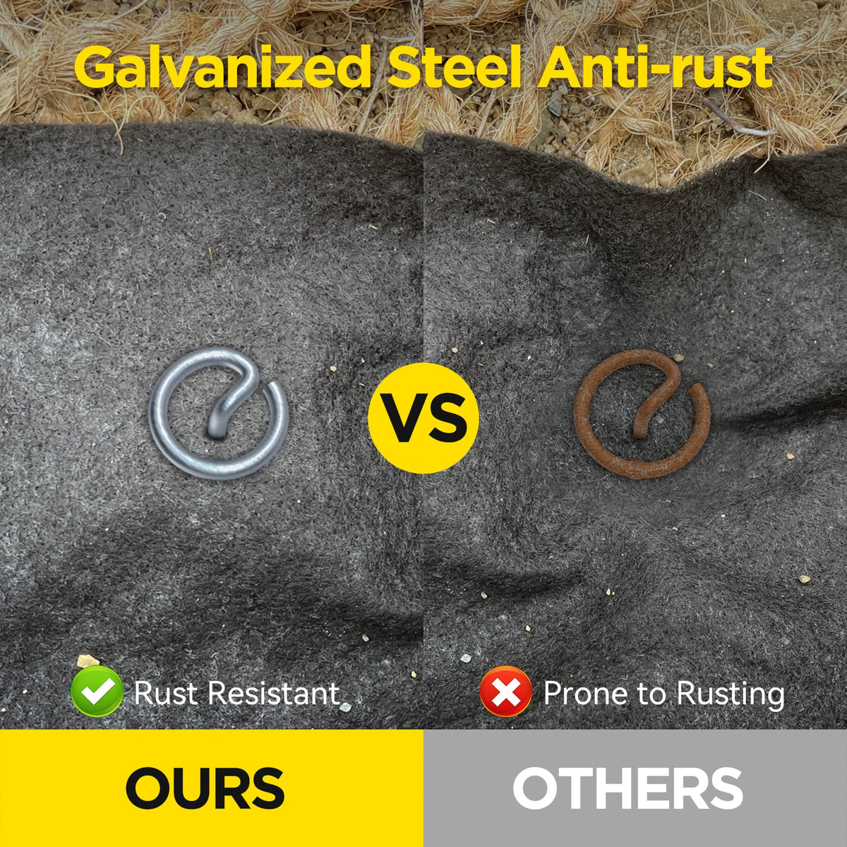 GZBEVITAR top-diameter 1.3-inch pin provides a larger holding area for fabric.